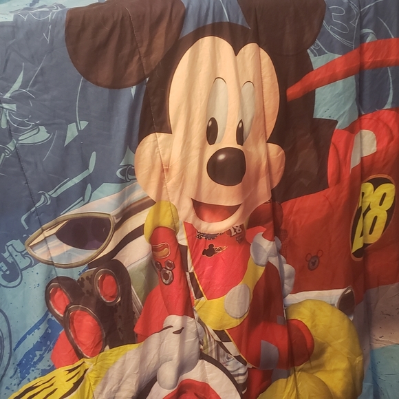 Disney Bedding Roadster Racer Mickey Mouse Twin Poshmark